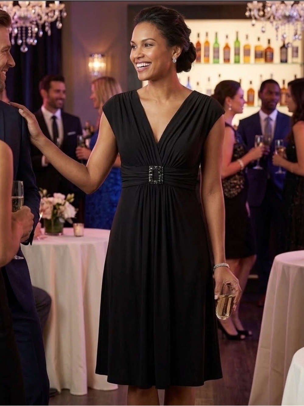 B. Smart NWOT black dress, Sz 7/8